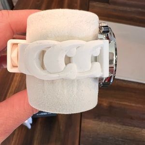 Coach Silver/White Watch W1618 WHT WMN NWOT